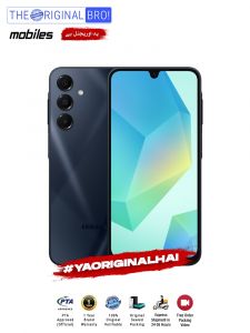 Samsung A16 - 6GB RAM - 128GB Storage - PTA Approved - 12 Months Warranty - Black - The Original Bro Mobiles - TOB33